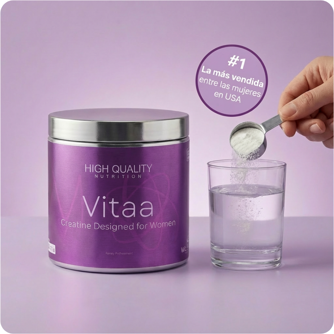 Vitaa Creatina - Recarga tu energía celular para recuperar claridad mental y vitalidad