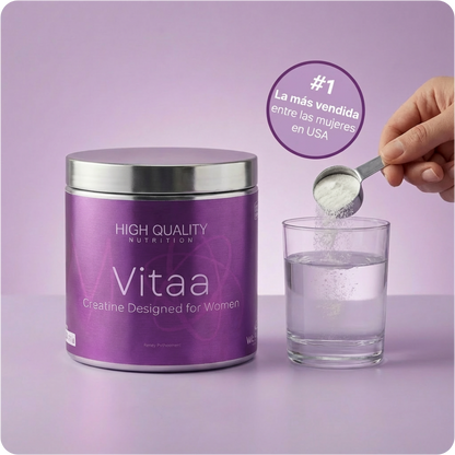 Vitaa Creatina - Recarga tu energía celular para recuperar claridad mental y vitalidad